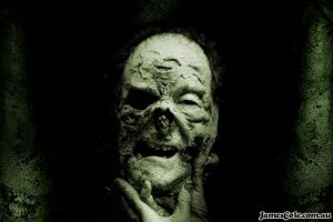 Grumpy - Horror Zombie Artwork by James Cole