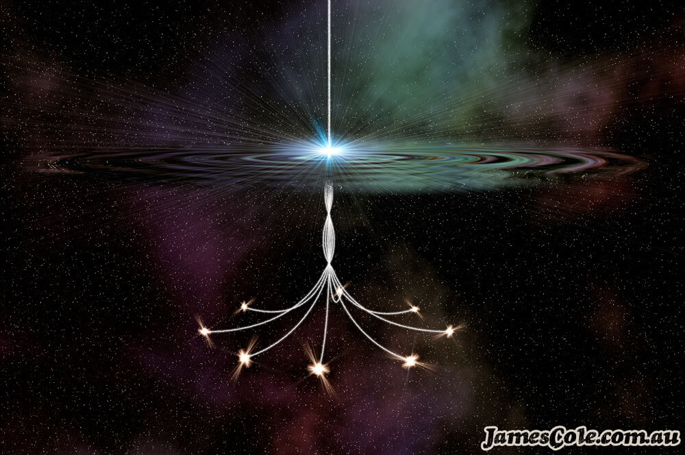 JOTTPOI - Digital Sci-Fi Spiritual art by James Cole
