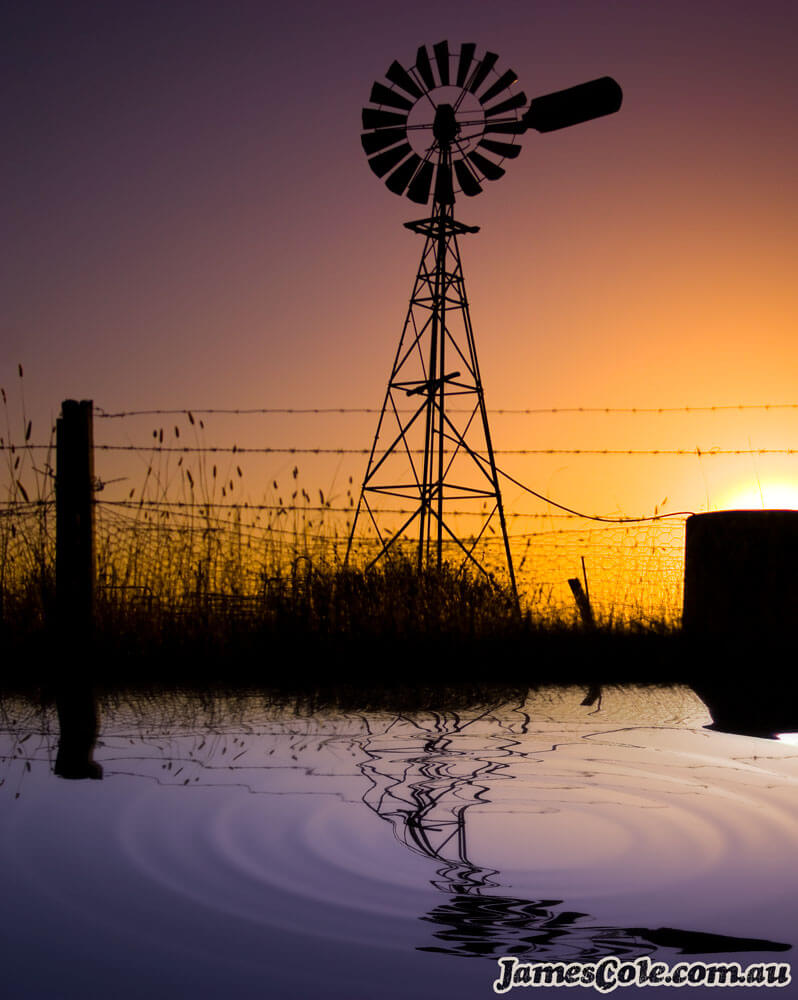 The Great Aussie Windmill - Landscape Photography by James Cole
